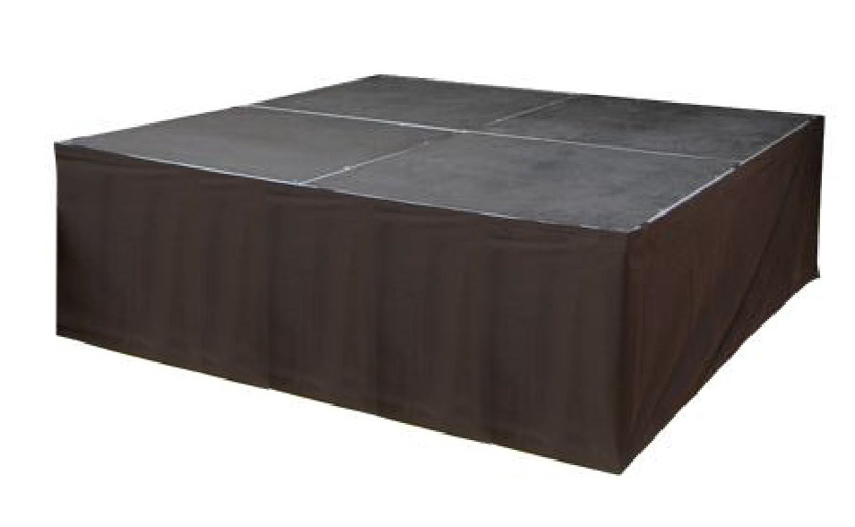 Jupe de scène coton gratté noir 4m