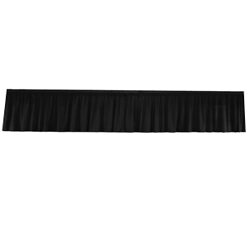 Frise velours noir 10m x 1m